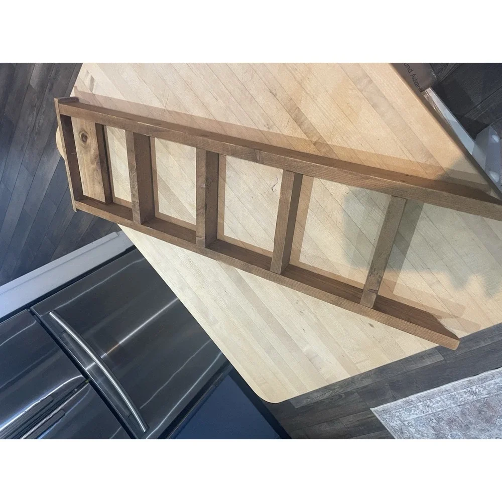 Country Red Heart Farmhouse Ladder Shelf Great Trinkets 30